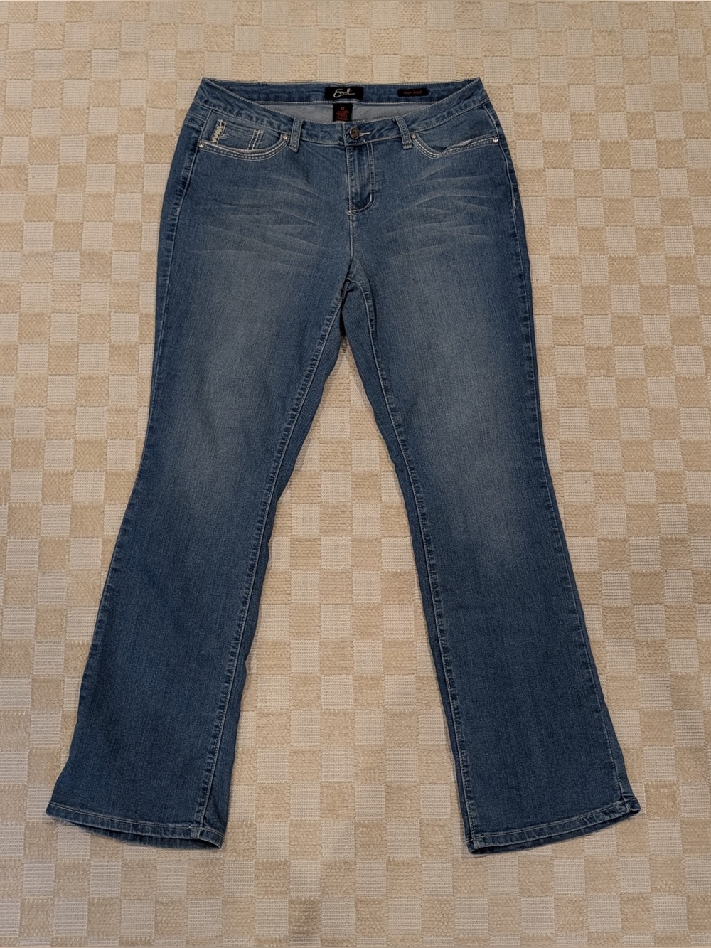 Y2K Earl Jeans Slim Bootcut Light Wash Jeans Size 12